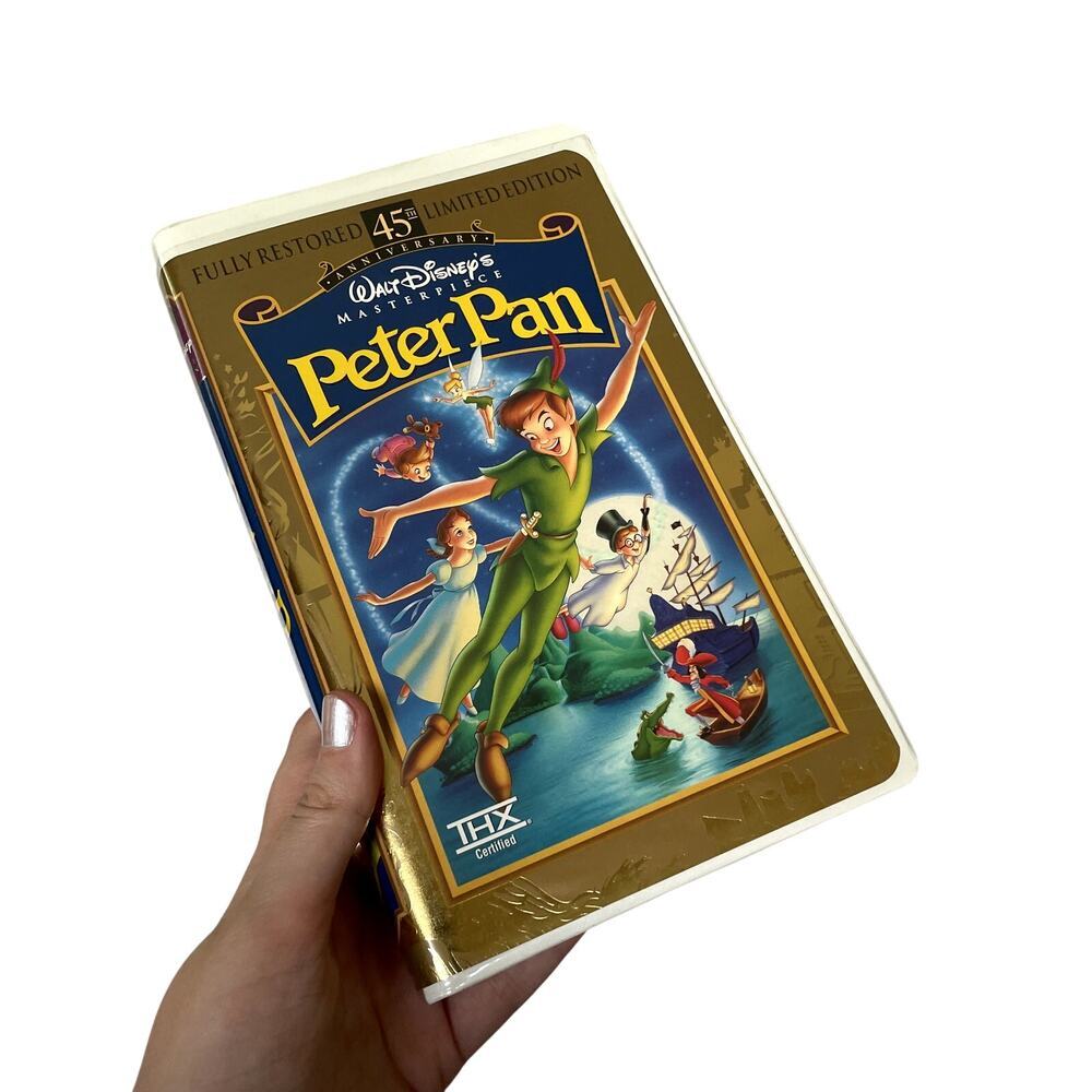 Disney Peter Pan VHS Tape - Classic Movie Adventure!